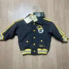 Vintage Stall & Dean KC MONARCHS Negro Baseball League Varsity Jacket Size 2T