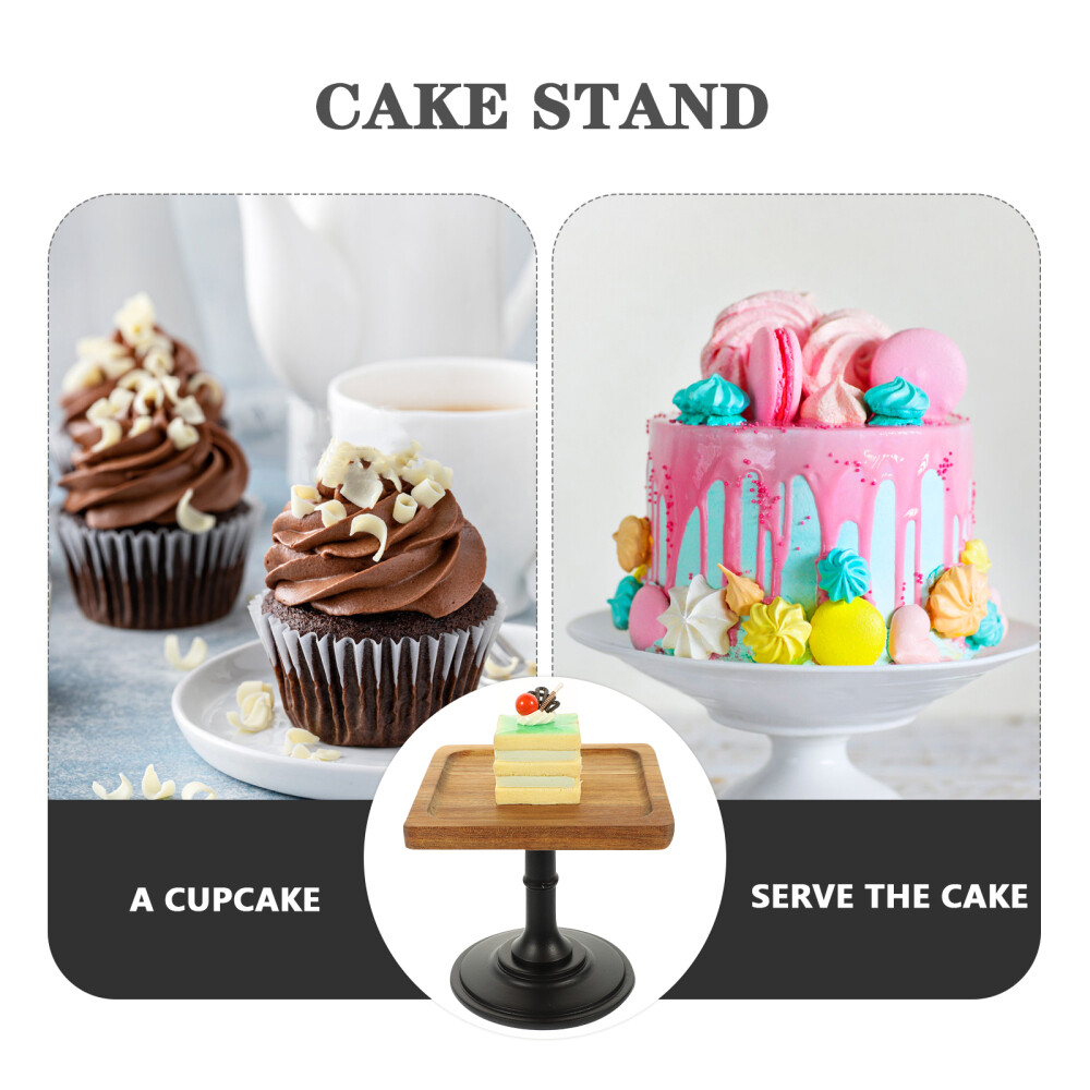 2 Pack Cake Pan Wooden Cupcake Stand Plate for Wedding Makeup Tray eBay