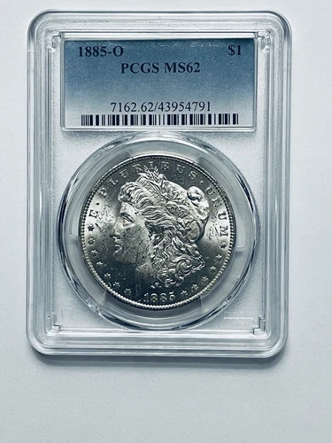 1885-O Morgan Silver Dollar PCGS MS62