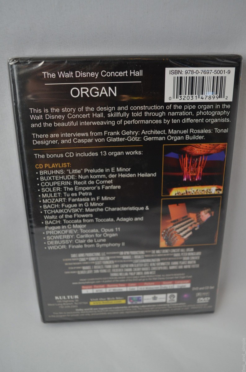 The Walt Disney Concert Hall Organ (DVD, 2013, 2-Disc Set