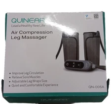 QUINEAR Air Compression Leg Massager Calf Wraps For Sore Muscles Leg Circulation