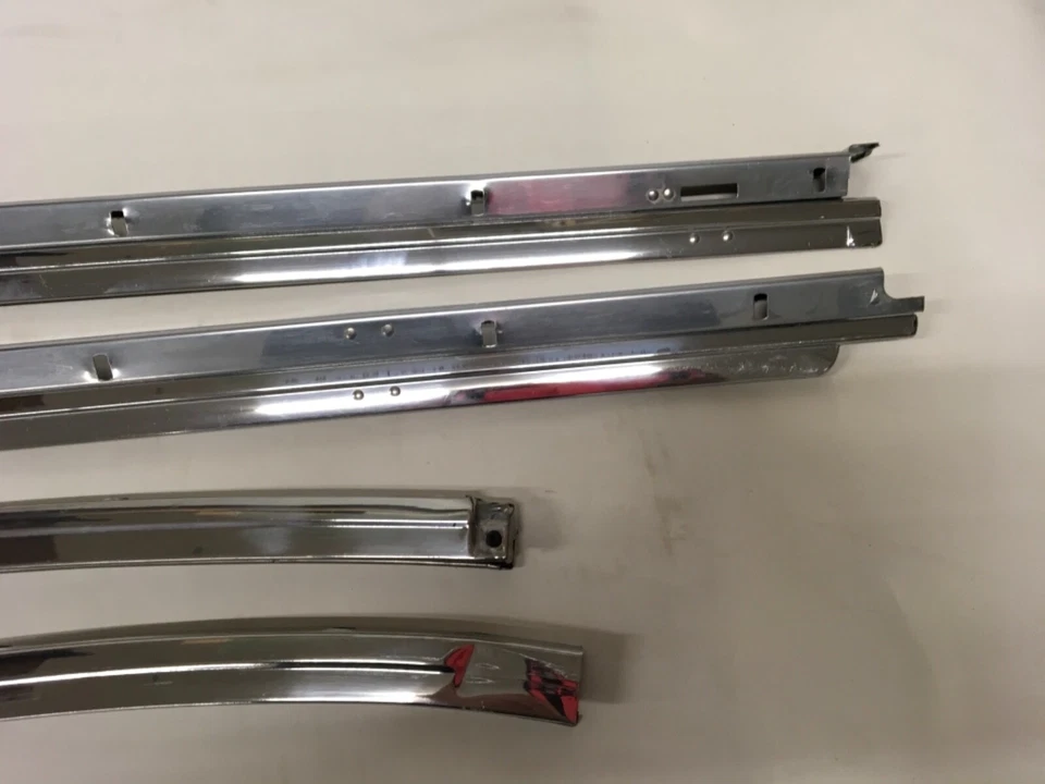 58 Cadillac Seville Deville Eldorado Biarritz techo resistente a la intemperie moldura de acero inoxidable  Foto 4 de 4