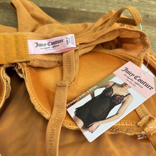 Juicy Couture Orange Small Babydoll Nightie NWT New with Tags Retail $48 - 第 6/7 張圖片