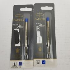 3 Genuine Parker Quink Flow Ballpoint Pen Refills, MADE IN FRANCE, Sealed  Packs
