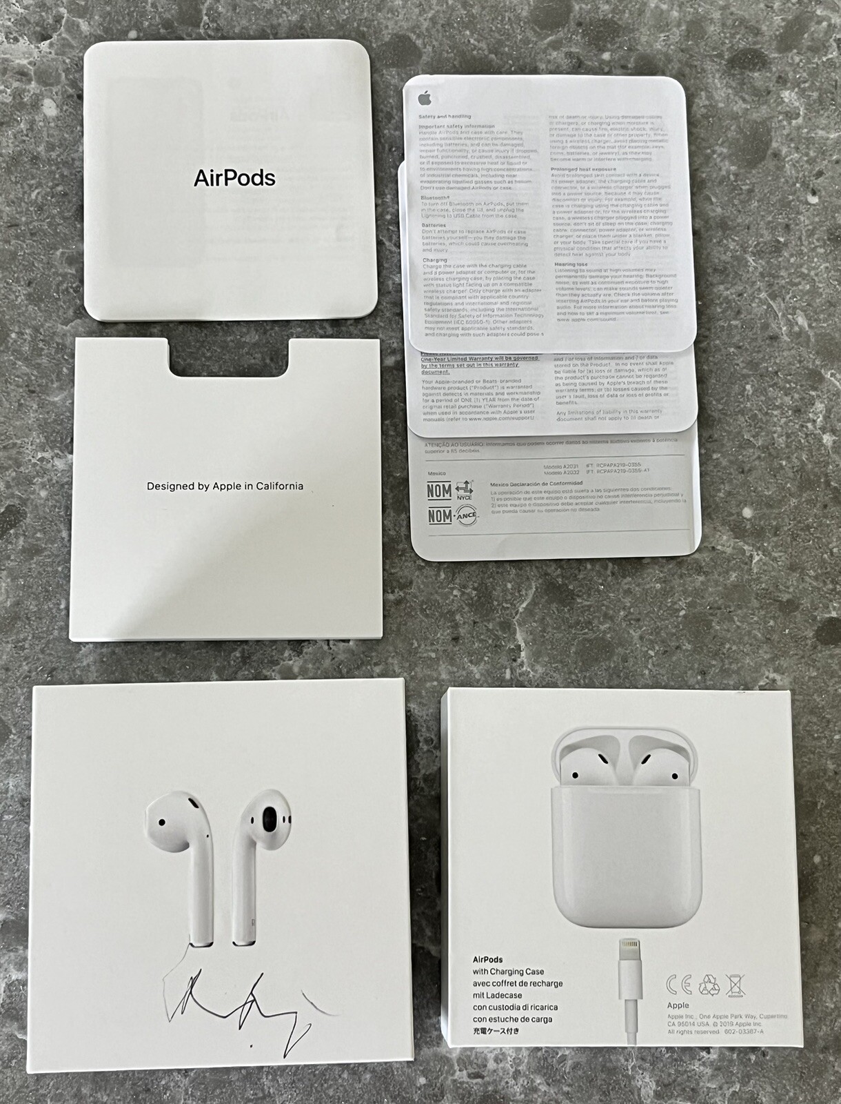 Charging Case Empty Airpod Box Apple Airpods Pro Opened Box With