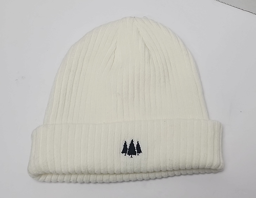 Titleist Charleston Cuff Golf Knit Beanie Bone Black White Logo Patch NWT #1845 - Picture 4 of 12