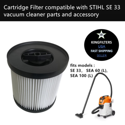 1PCS Cartridge vacuum Filter FOR STIHL SE 33，SEA 60 (L), SEA 100 (L)