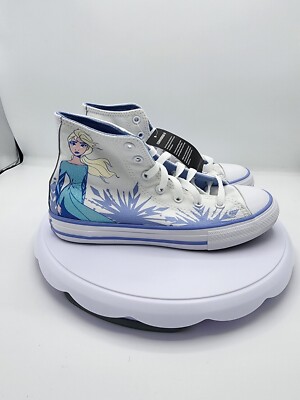 High Top Elsa Shoes NEW Converse All Star Disney Frozen Elsa Hi
