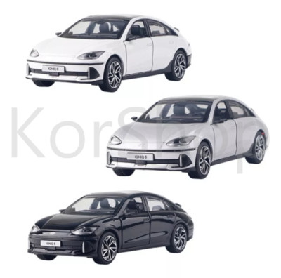 Hyundai Motor Car [IONIQ 6] Mini Diecast 1:38 Scale Miniature Display Toy