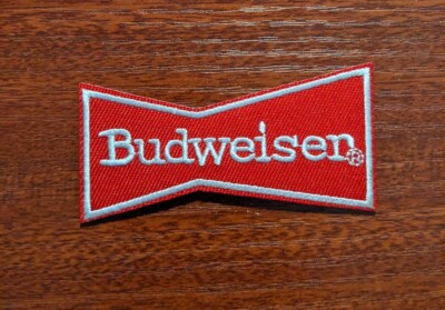 Budweiser Bud Patch Beer Drinking Alcohol Embroidered Iron On Patch 1.5x3''