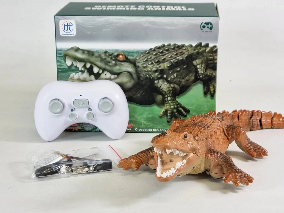 RC Speed Boat Water Toys 2.4G Electric Remote Control Crocodile Bath Swimming UK - Image 3 of 4