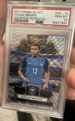 2017 Select Kylian Mbappe Unlimited Potential Rookie RC PSA 10