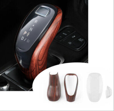 For Cadillac XT6 2020-2022 Red Wood Grain Console Gear Shift Knob Cover Trim new