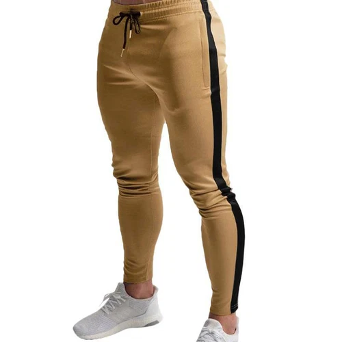 Men Skinny Slim Gym Workout Joggers Pants Sweatpants Fit Sports Trousers Bottoms - Picture 12 of 20