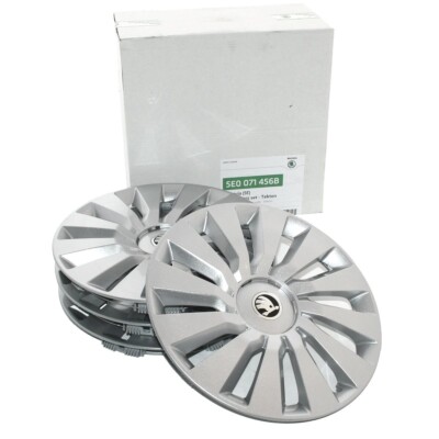 Original Skoda Octavia 5E Radkappen Set 6.5Jx16 Radzierblenden 5E0071456C