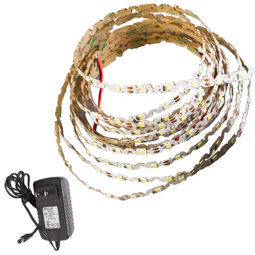 LEDupdates Showcase Under Cabinet LED Light Strip 12v warm white S SHAPE + Power - Picture 3 of 6