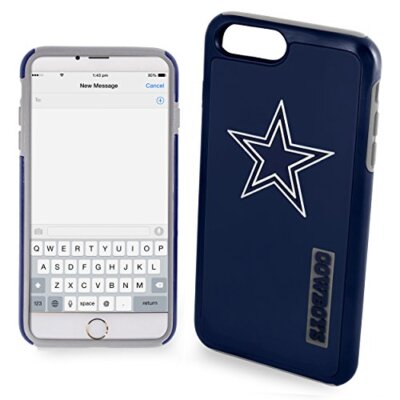 FOCO NFL Dallas Cowboys Dual Hybrid Case For iPhone 8+, 7+, 6S+, 6+ (5.5'')