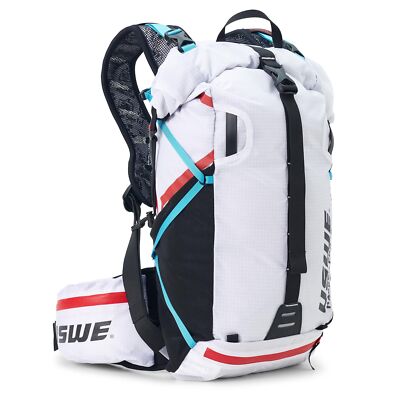 USWE Hajker PRO 30L Rolltop Backpack Hiking MTB Hydration Compatible - White
