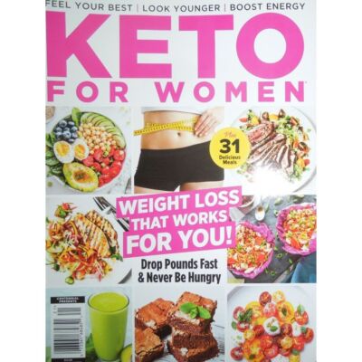 KETO FOR WOMEN 31 delicious meals DROP POUNDS FAST boost energy LOOK YOUNGER