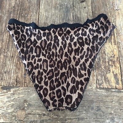 Dolce & Gabbana Vintage Leopard Panties Sheer Underwear | eBay