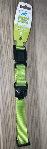 Jump Nylon Clip Dog Collar 17"-26" Large Adjustable Neck Collar Green NWT - Picture 2 of 2