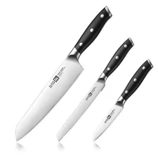Klaus Meyer Stahl High Carbon Steel 3 Piece Knife Set