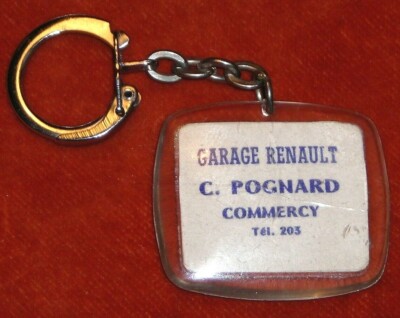 Renault Pognard Commercy Tacot Garage Key Ring