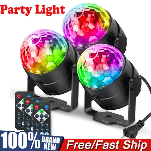 XMAS Party Magic Ball Light Party Disco RGB LED DJ Club Stage Light For Room/Car