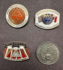 Vintage ATA Trapshooting Pins 1986 1988 1990 1995 Lot of 4