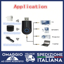 Trasmettitore Bluetooth audio per TV e hifi per cuffie auricolari smartphone🇮🇹