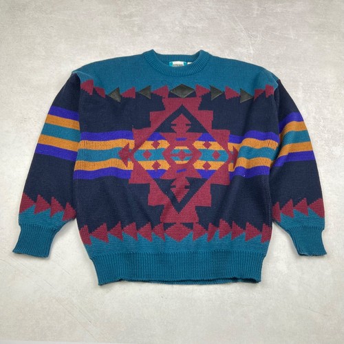 Southwest Sweater Size XL Aztec Pattern 