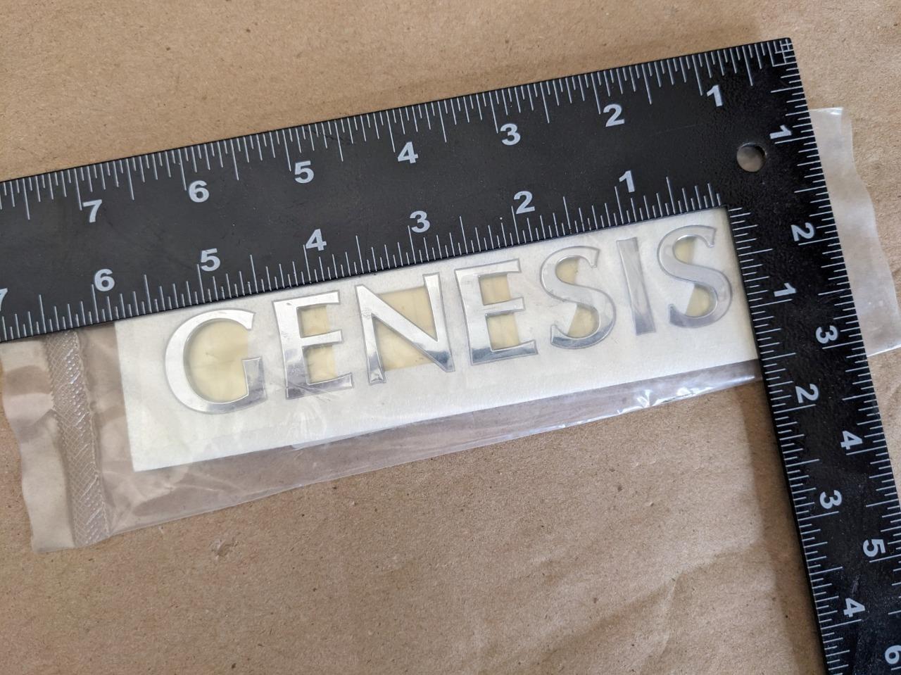 OEM 2014-2016 Hyundai Genesis Rear Emblem Decal Nameplate Badge 86310-B1000