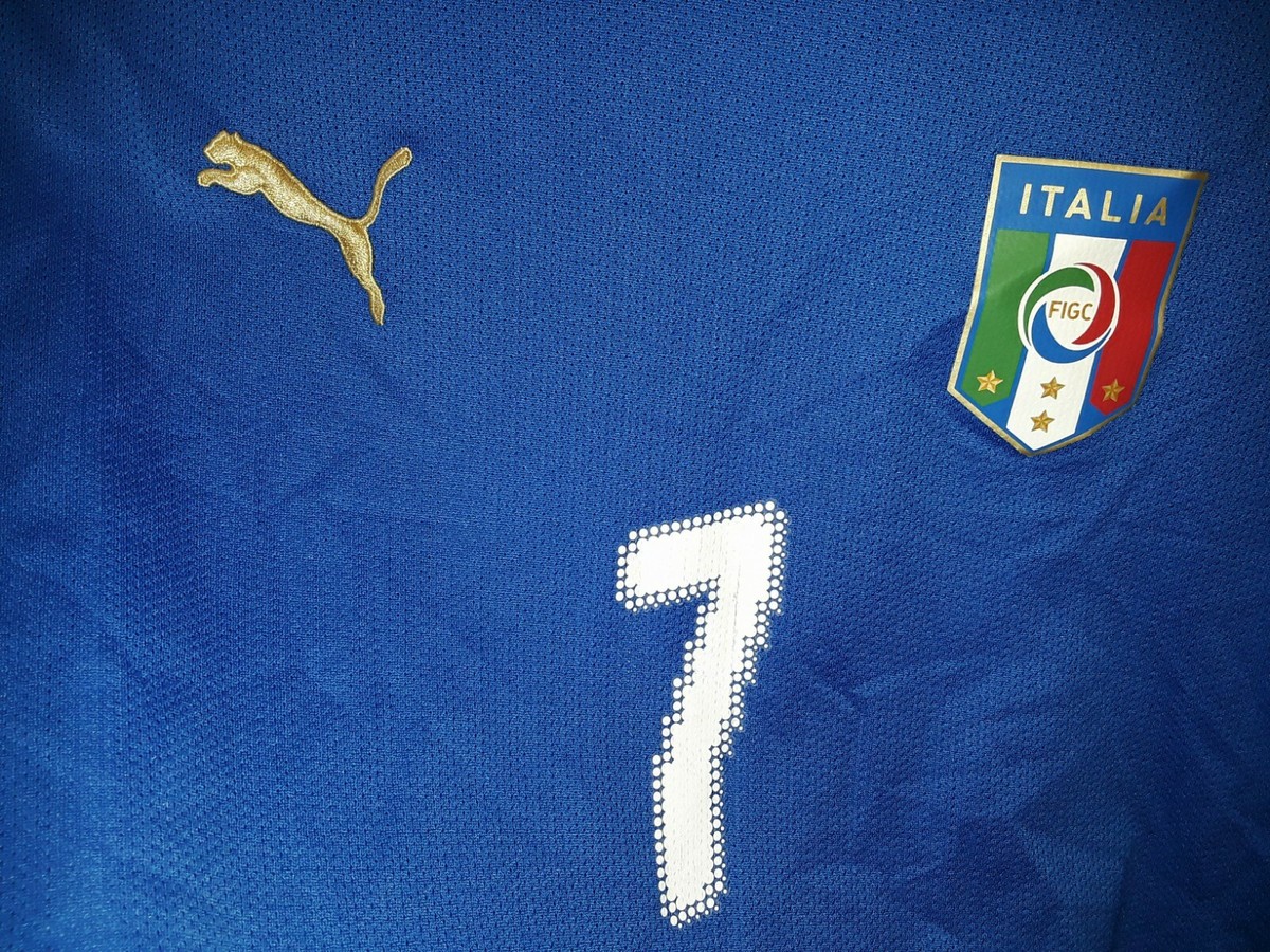 2008 FIGC ITALIA PUMA XL DEL PIERO 7 ITALY JERSEY Azzurri
