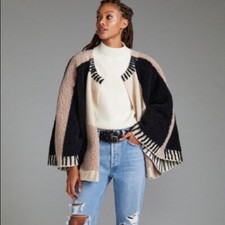 Maeve Dusk And Dawn Wool Cape-one Size-$140 A632