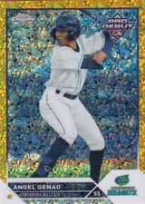 2023 Topps Chrome Pro Debut Gold PDC-141 Angel Genao 45/50