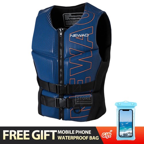 Chaleco salvavidas para adultos lanchas a motor chaqueta esquí kayak surf pesca balsa barco natación nuevo - Imagen 23 de 28