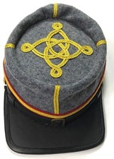 US CIVIL WAR CONFEDERATE CS CAPTAIN ARTILLERY OFFICER KEPI FORAGE ALL Sizes