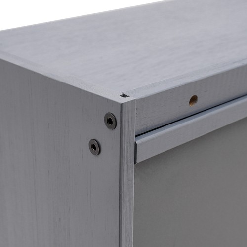 2 Ebenen Grau Arbeitsplatte Aufbewahrung Schrank Aufbewahrung Organizer Zuhause - Bild 6 von 14