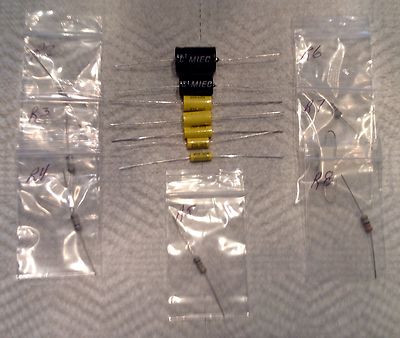 ADMIRAL 6RP49 AMPLIFIER REBUILD KIT EQUIPPED WITH TUBES 14B6, 50A5, & 30Y4