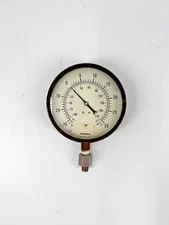 Antique Jas. P. Marsh Instrument Corp Vacuum Pressure Gauge 30-0-30
