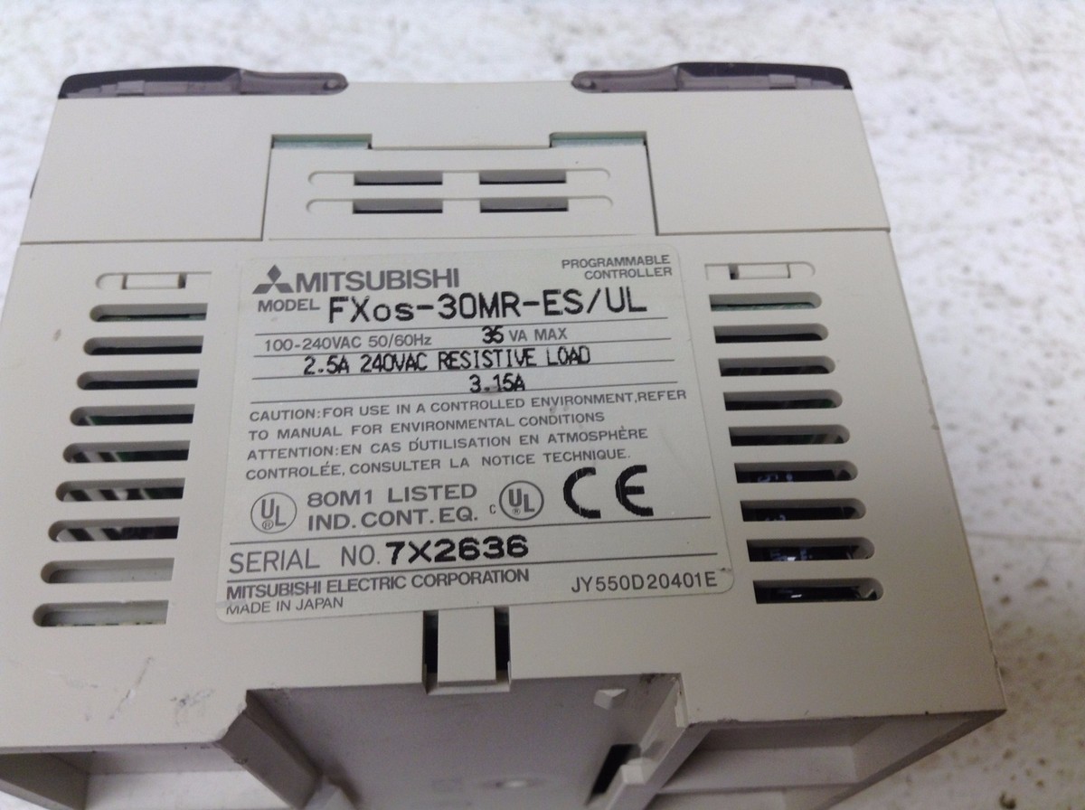 Mitsubishi Melsec FX0S-30MR-ES/UL Programmable Controller