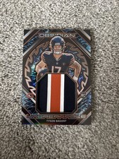 2023 Panini Obsidian Tyson Bagent Unbreakable Orange Etch Patch /49 #UM-TBA
