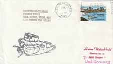 ETATS UNIS ENVELOPPE PHILATELIQUE TURTLE DSV3 11.7.1985 BON ETAT