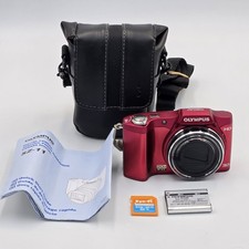 Olympus SZ-11 14.0MP Digital Compact Camera Red Tested Working Clean