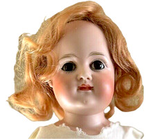 Early Kestner Closed Mouth Turned Shoulder Head Doll, All Orig., EXCELLENT COND.