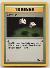 Gambler 60/62 Unlimited Fossil Pokemon LP D935 on eBay