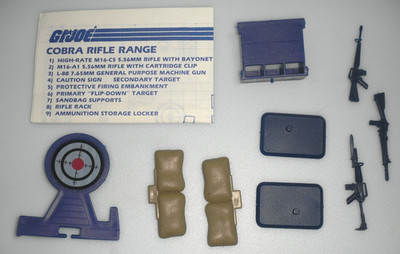 1985 Mail Away Cobra Rifle Range Unit G.I. GI Joe 3.75 ARAH Lot *Near Complete