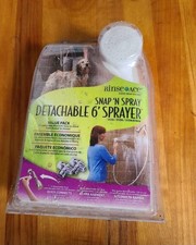 Rinse Ace Snap 'n Spray Shower Sprayer With Detachable 6-foot Hose