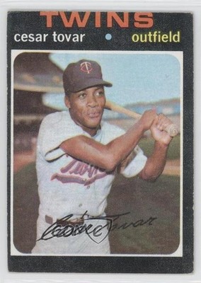 1971 Topps Cesar Tovar #165 0f4
