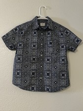 Crewcuts Boys Size 8 Blue/White Paisley Short...